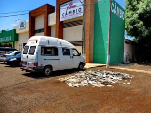 IMhinter der Grenze in Brasilien