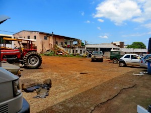 IMhinter der Grenze in Brasilien