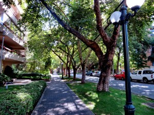 Spaziergang in Santiago
