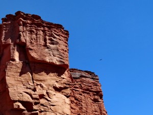 Große Wand mit Echo